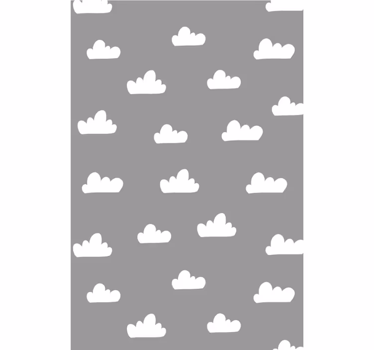 Grå himmel moln rullgardin - Tenstickers