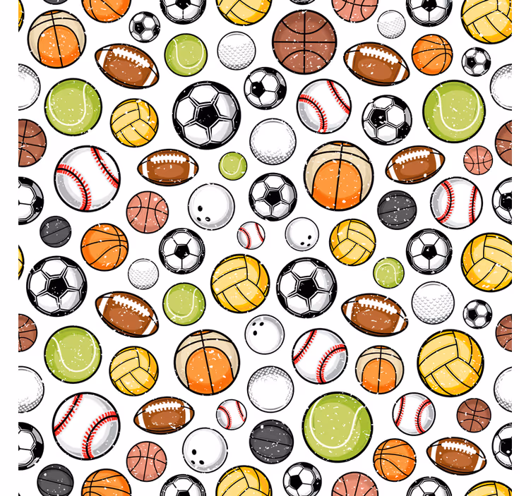 Diverse bollar utrustning Rullgardin sport - Tenstickers