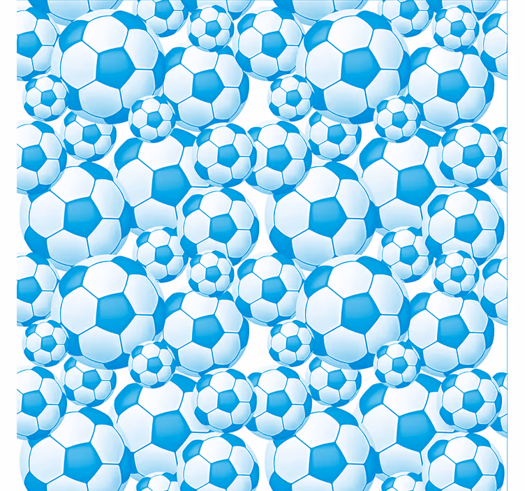 Fotboll mönster dekor Rullgardin fotboll - Tenstickers