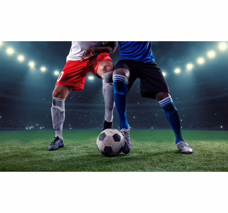 Boll i stadion fotboll rullgardin - Tenstickers