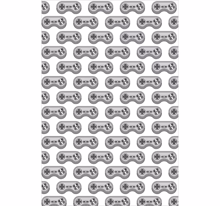 Grå fjärrkonsol nörd rullgardin - Tenstickers
