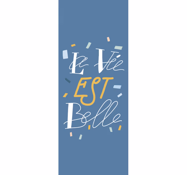 Elegant text sovrummet rullgardin - Tenstickers