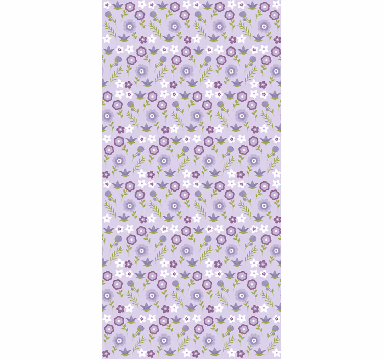Blommönster harmoni Rullgardin blommig - Tenstickers