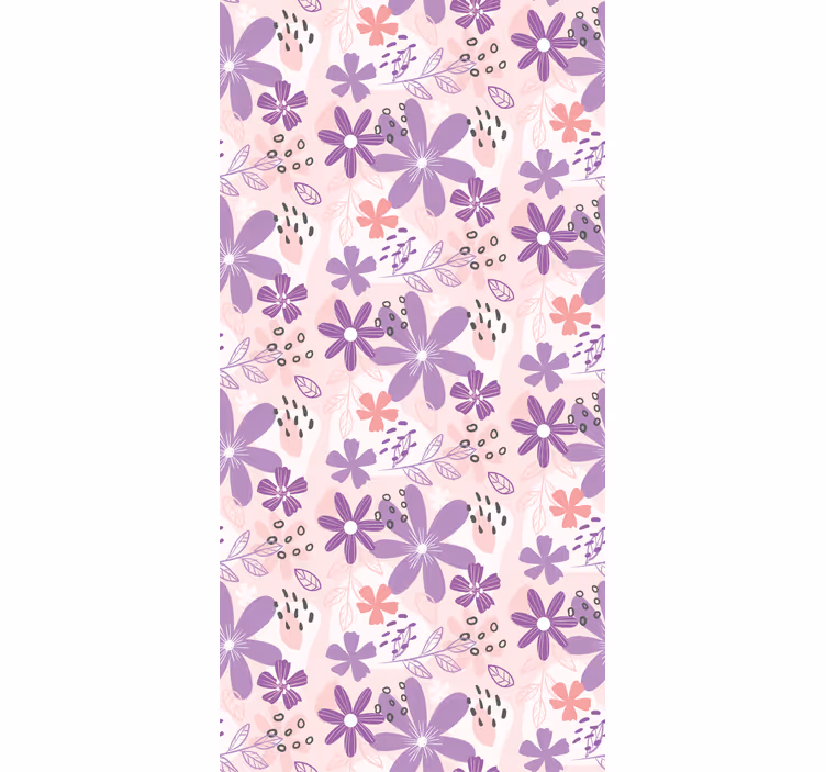 Fjäril blommig kaskad Rullgardin fjäril - Tenstickers