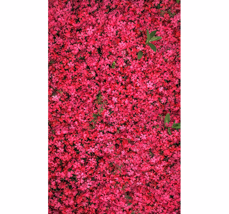 Levande överflöd Rullgardin blommor och växter - Tenstickers