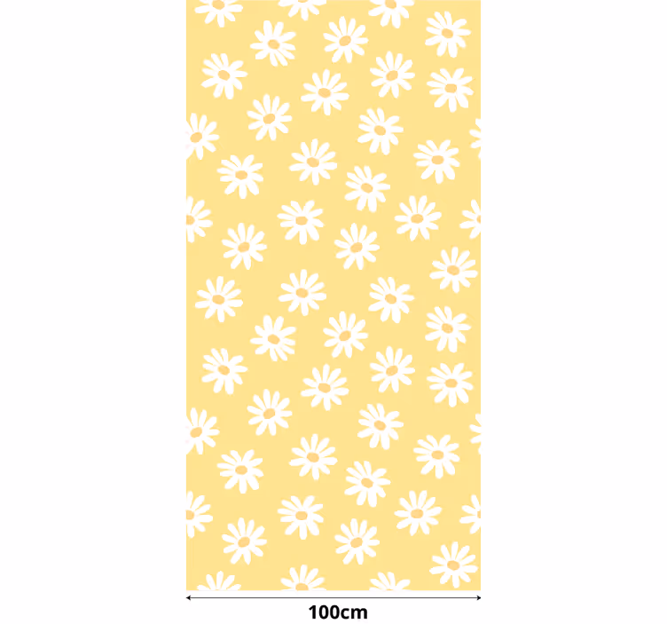 Daisy blommor för spädbarn modern rullgardiner - Tenstickers