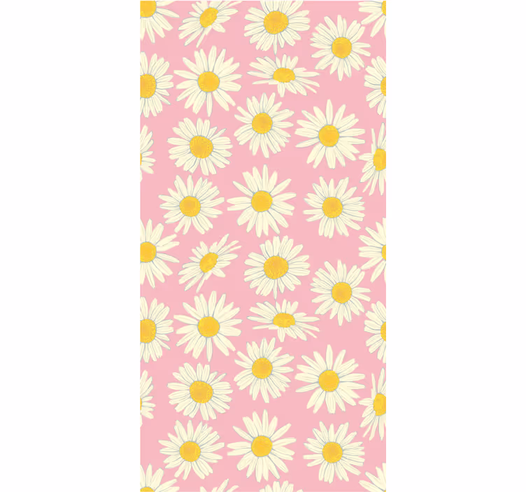 Tusensköna mönster blommar Rullgardin blommor och växter - Tenstickers