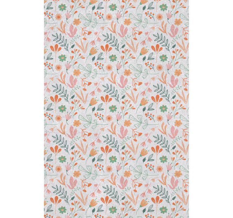 Blommig vårmönster original rullgardin - Tenstickers