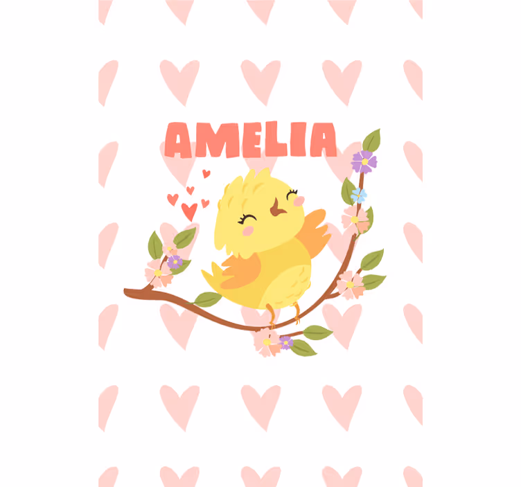 Namn och kyckling olika djurRullgardiner - Tenstickers