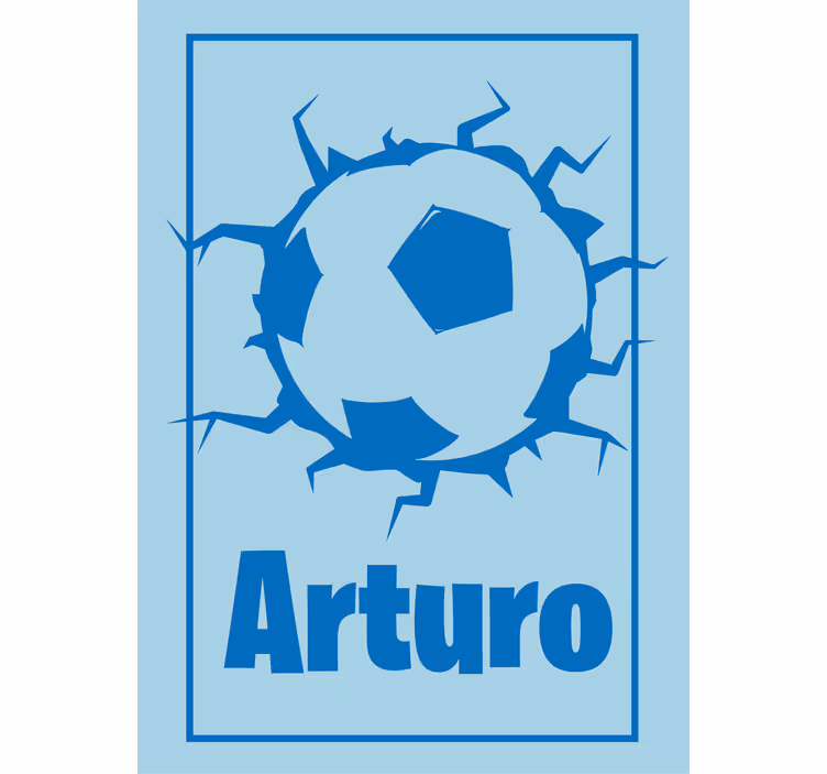 Anpassad fotbollsdesign Rullgardin sport - Tenstickers
