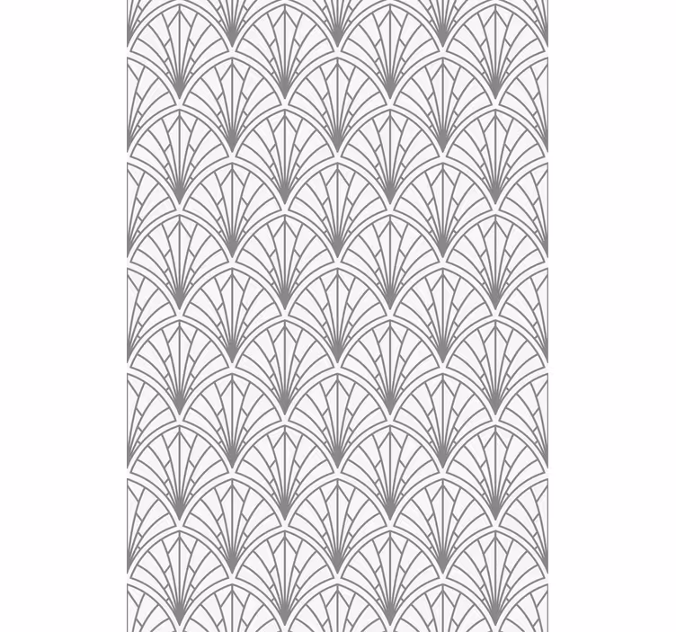 Art déco grått mönster Rullgardin elegant - Tenstickers