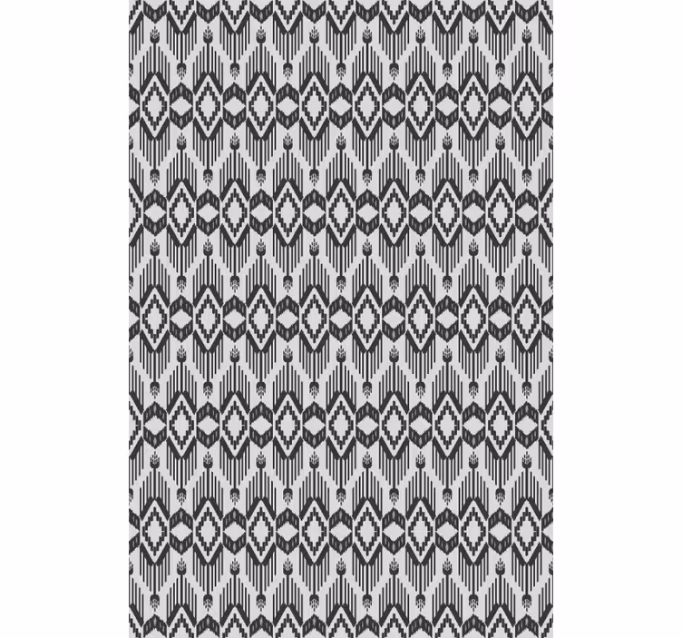Gråa geometriska element Rullgardin modern - Tenstickers
