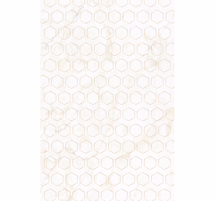 Geometriska hexagonala mönster Mönstrade rullgardiner - Tenstickers