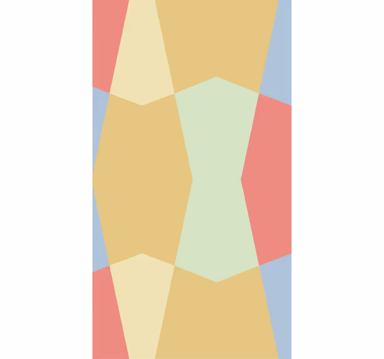 Geometriska pasteller Rullgardin färg - Tenstickers