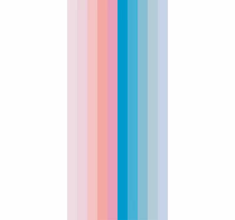 Randig rosa och blå Andra persienner - Tenstickers