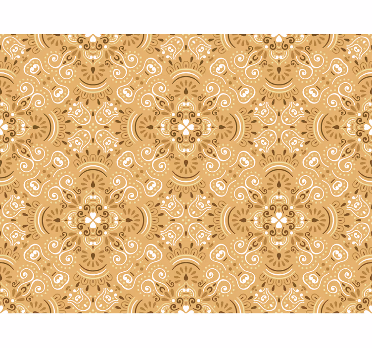 Vintage beige prydnadsmönster klassisk persienn - Tenstickers