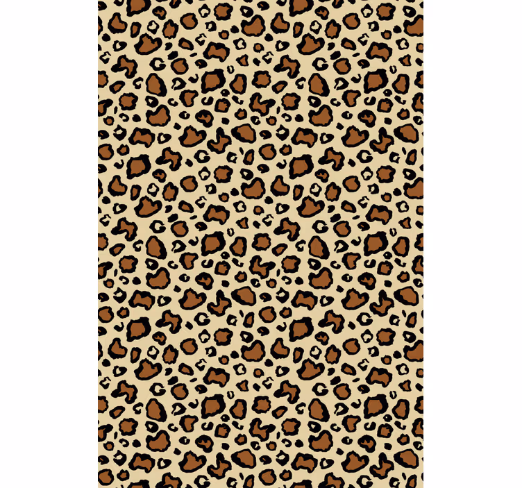 Klassisk leopard animal print djur rullgardin - Tenstickers