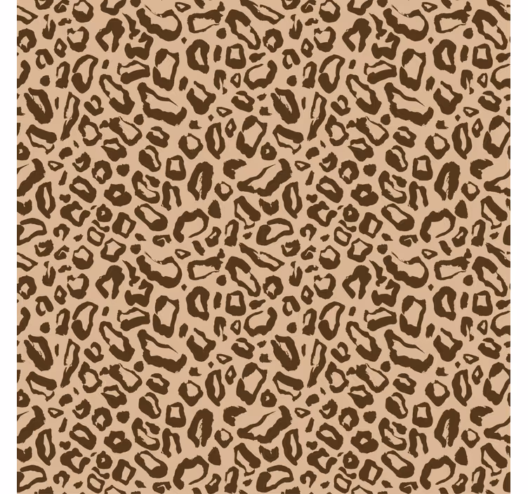 Design med leopardtryck Rullgardin andra djur - Tenstickers