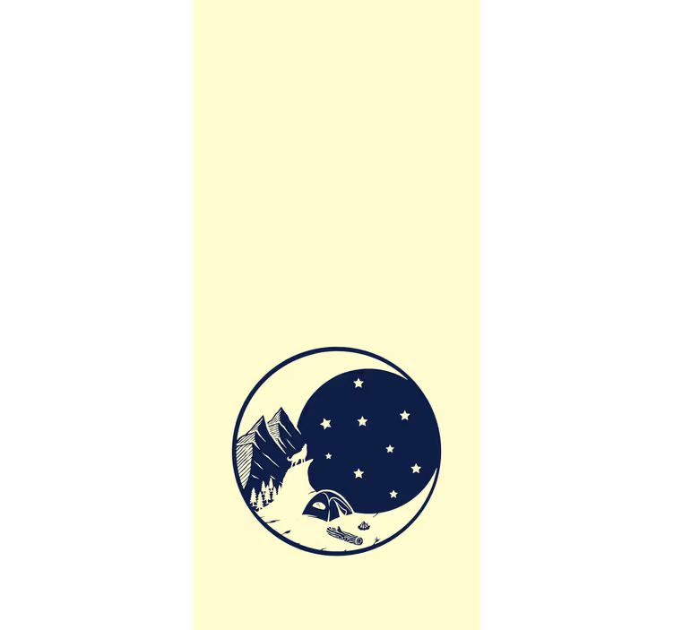 Bergsnattscen Originella rullgardiner - Tenstickers