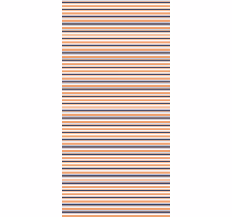 Horisontell retro randig pastell modern persienn - Tenstickers