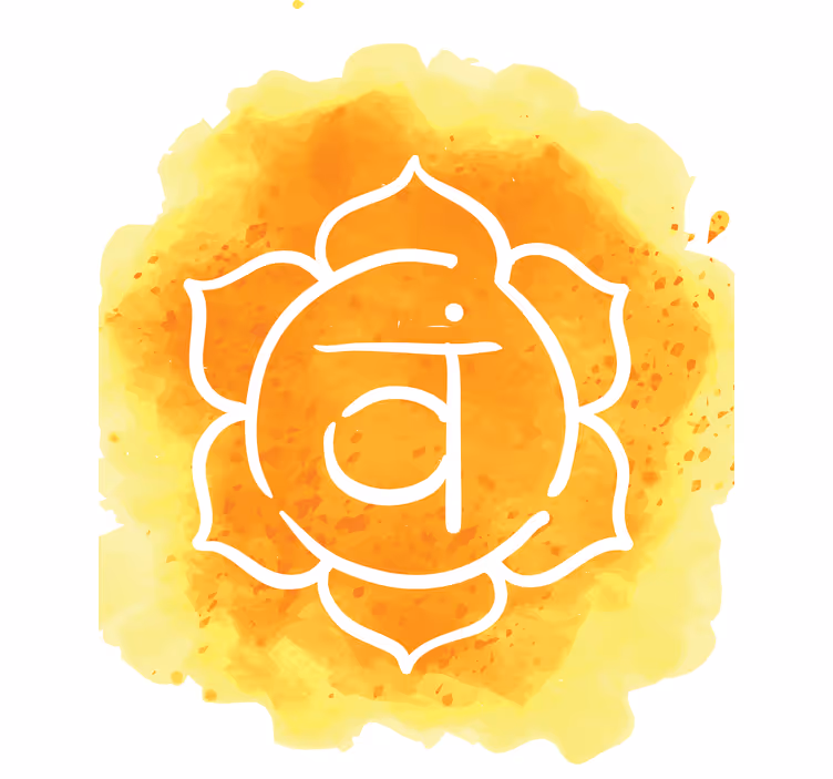 Vackra sakrala chakrasymbolen zen rullgardin - Tenstickers