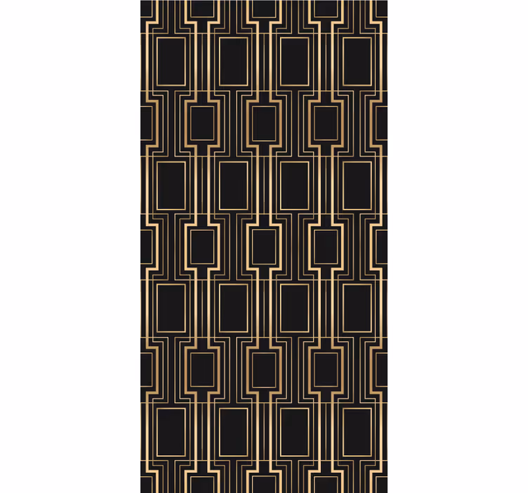 Geometriskt linjemotiv Rullgardin elegant - Tenstickers