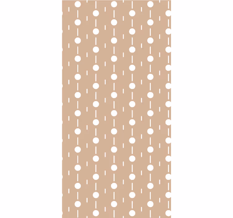 Geometriska prickmönster Mönstrade rullgardiner - Tenstickers