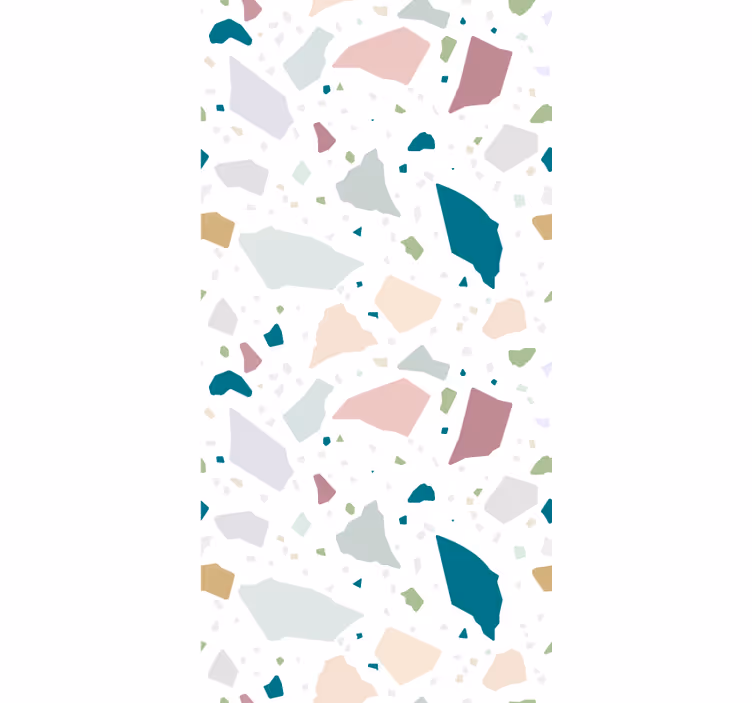 Medelhavet terrazzo textur mönster rullgardin - Tenstickers