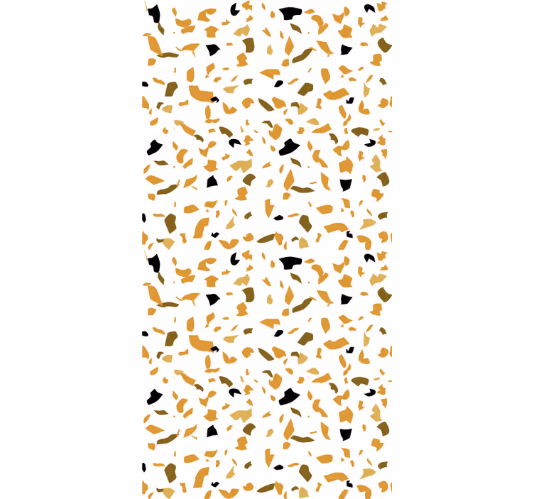 Brun och beige terrazzo Mönstrade rullgardiner - Tenstickers