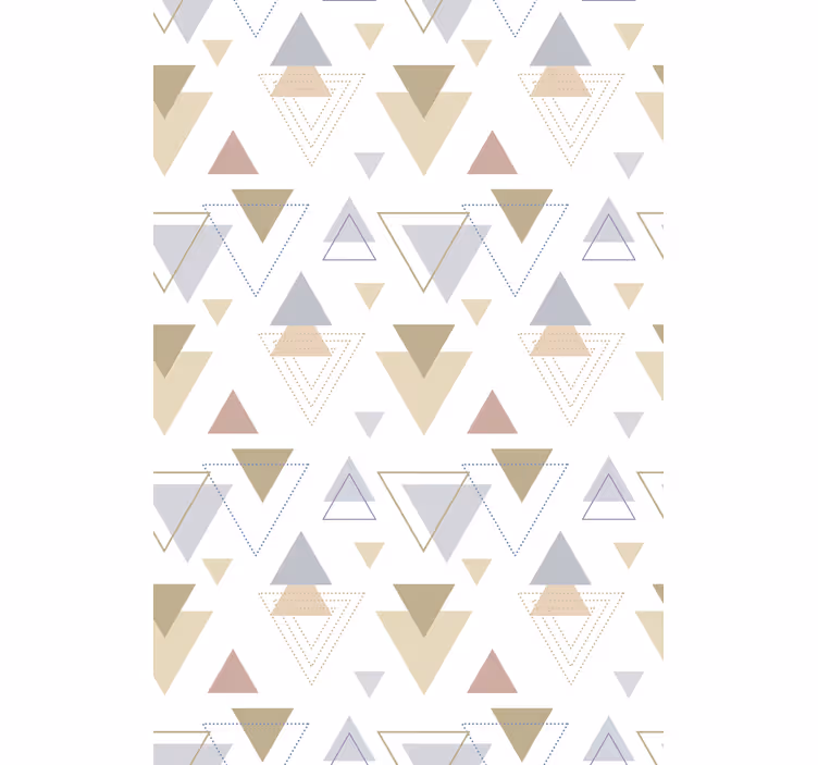 Geometrisk triangel tema Rullgardin modern - Tenstickers