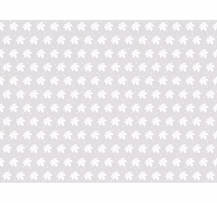 Rullgardin blommor och växter med delikat blommönster - Tenstickers