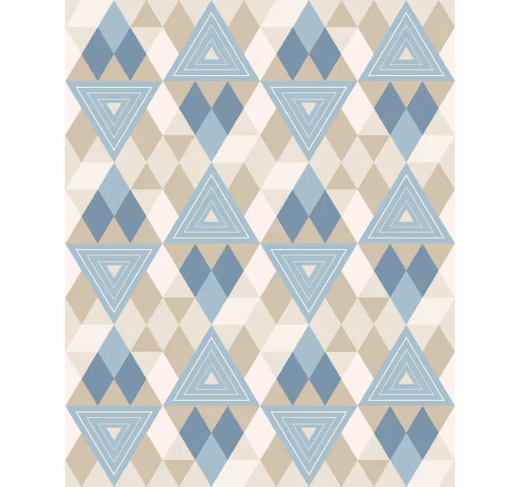 Geometriska trianglar mönster Rullgardin modern - Tenstickers