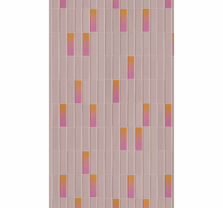 Gradient rosa mönster Mönstrade rullgardiner - Tenstickers