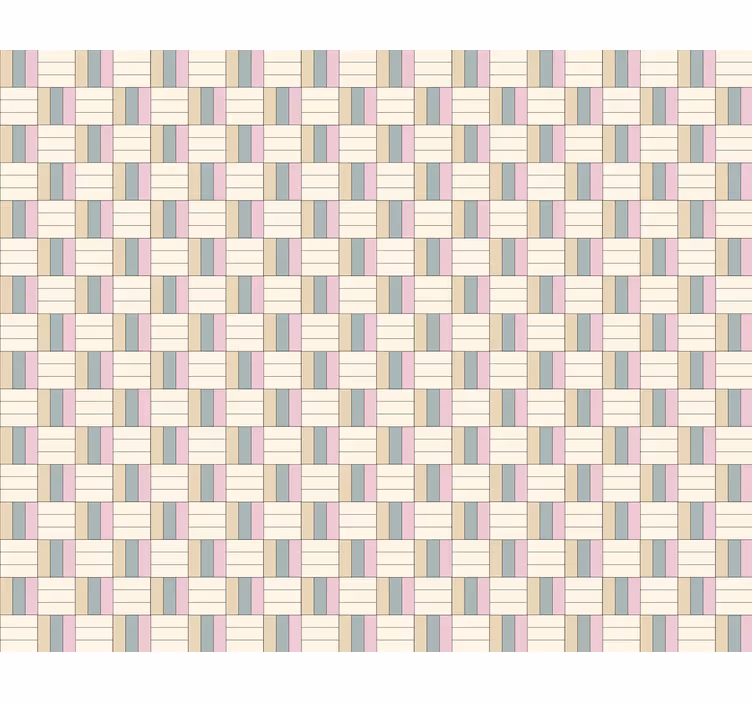 Geometriskt tema komposition Mönstrade rullgardiner - Tenstickers