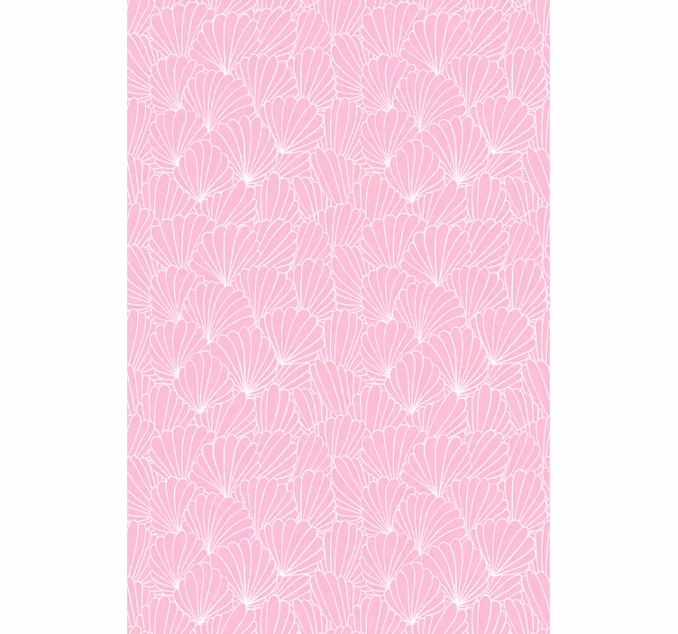 Kawaii stil rosa skal rullgardin - Tenstickers