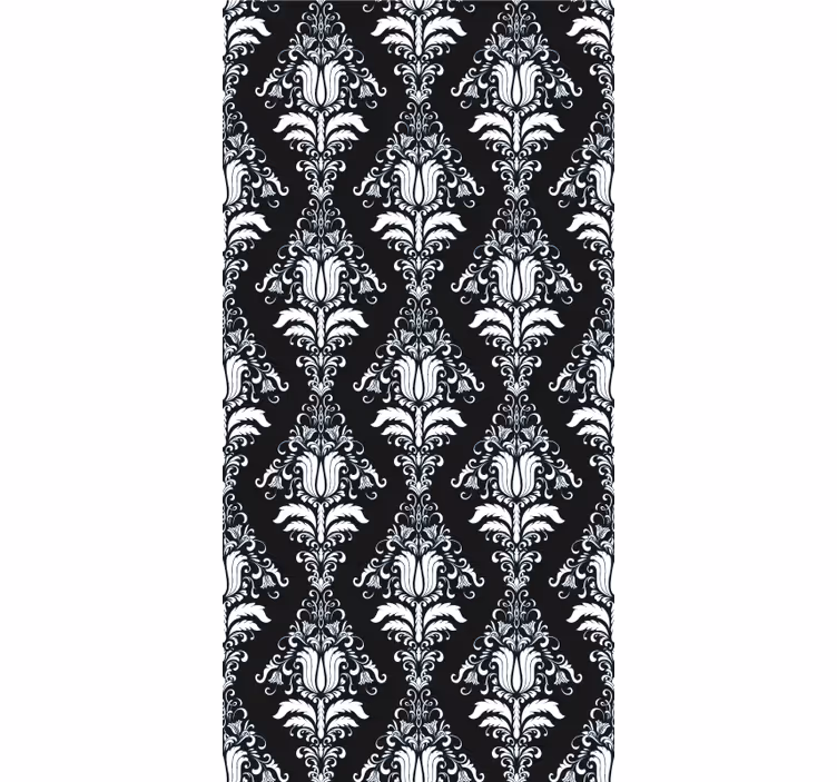 Tidlöst botaniskt motiv Rullgardin elegant - Tenstickers