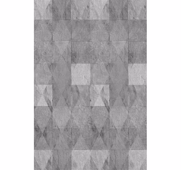 Geometriska industriella betongformer rullgardin - Tenstickers