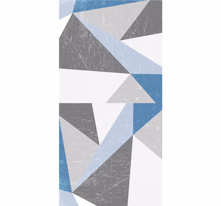 Geometriska former konst Rullgardin modern - Tenstickers