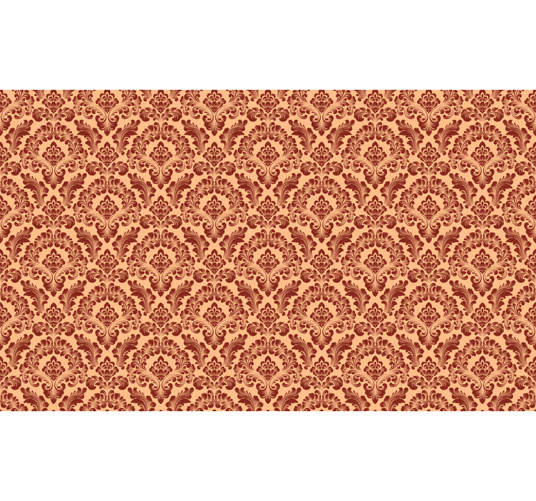 Intrikat blomtema Rullgardin elegant - Tenstickers