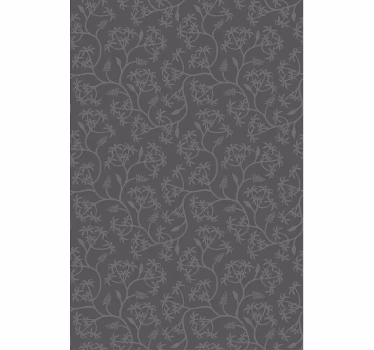 Botaniskt klättermotiv Rullgardin blommor och växter - Tenstickers