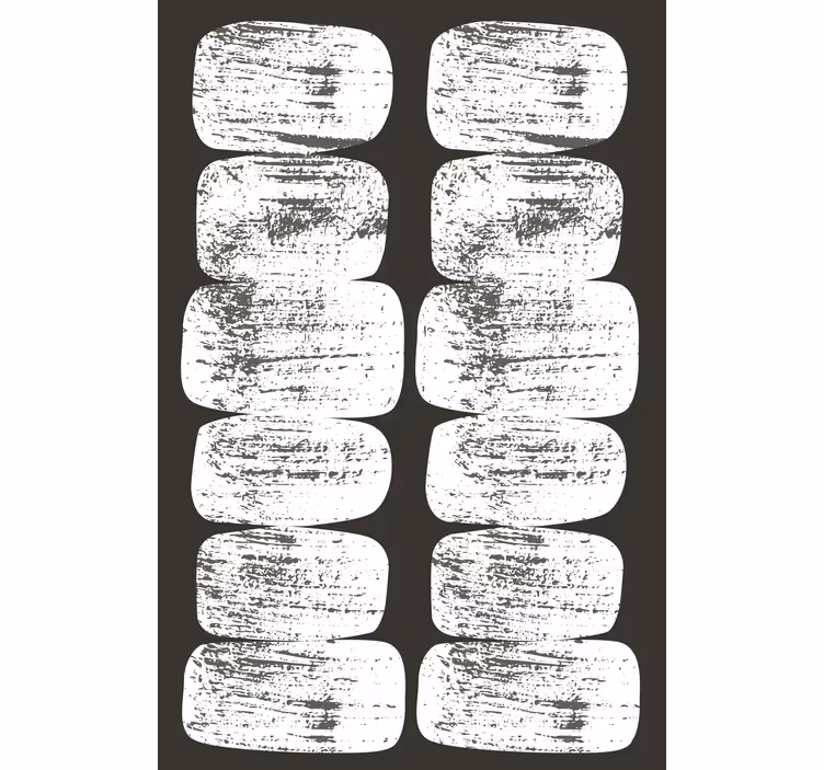 Abstrakta penseldrag Mönstrade rullgardiner - Tenstickers