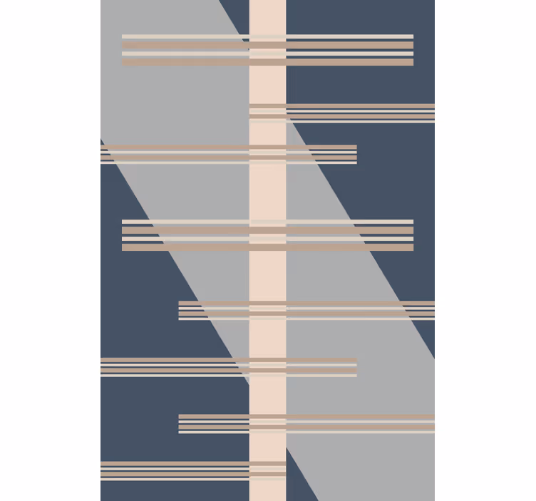 Geometriskt linjetema Rullgardin modern - Tenstickers