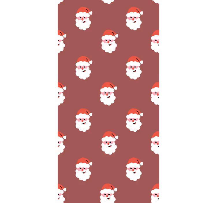 Jultomten ansikten mönster Rullgardin tv-serie och film - Tenstickers