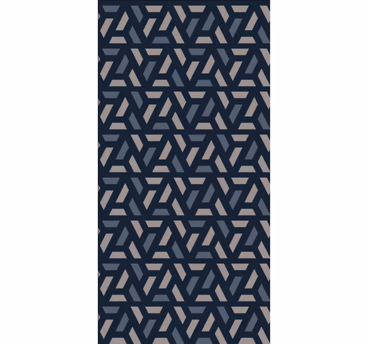 Geometrisk komposition stil Rullgardin modern - Tenstickers