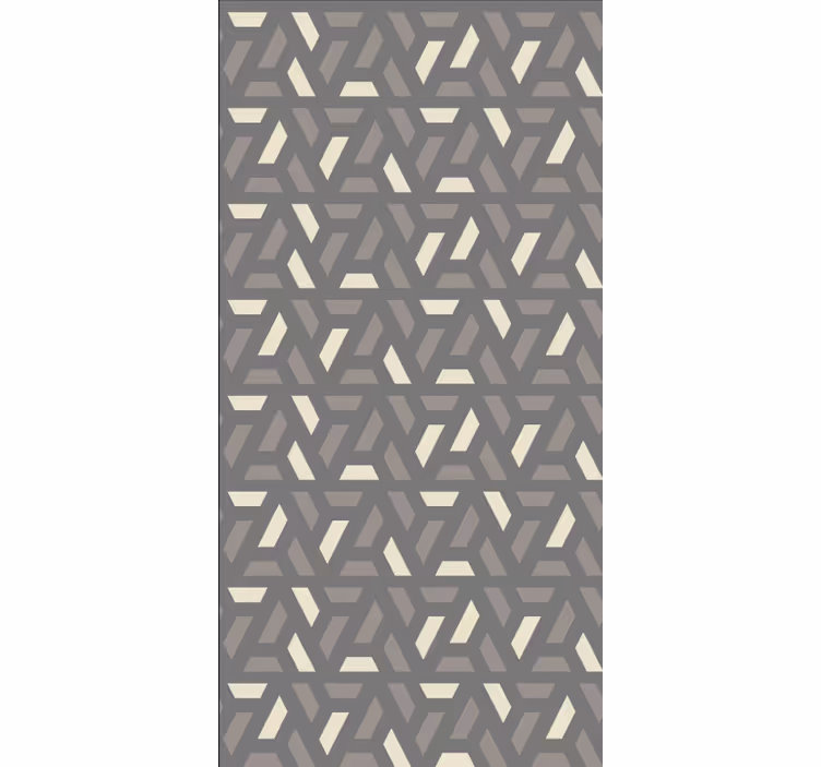 Geometriskt neutralt mönster Rullgardin modern - Tenstickers