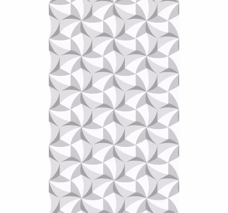 Geometriskt grått tema Rullgardin modern - Tenstickers