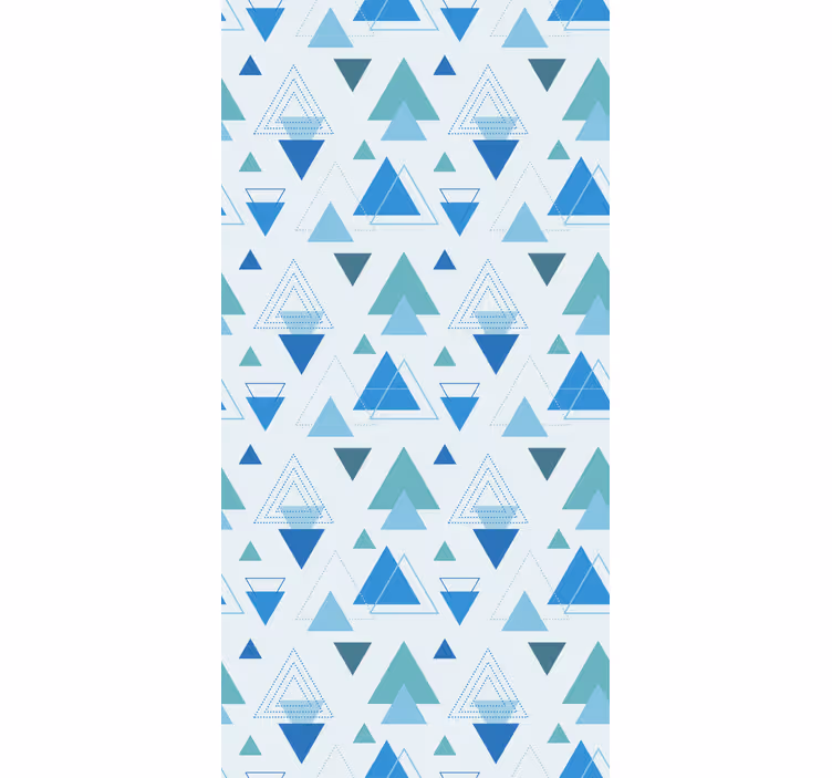 Triangulärt motivarrangemang Rullgardin modern - Tenstickers
