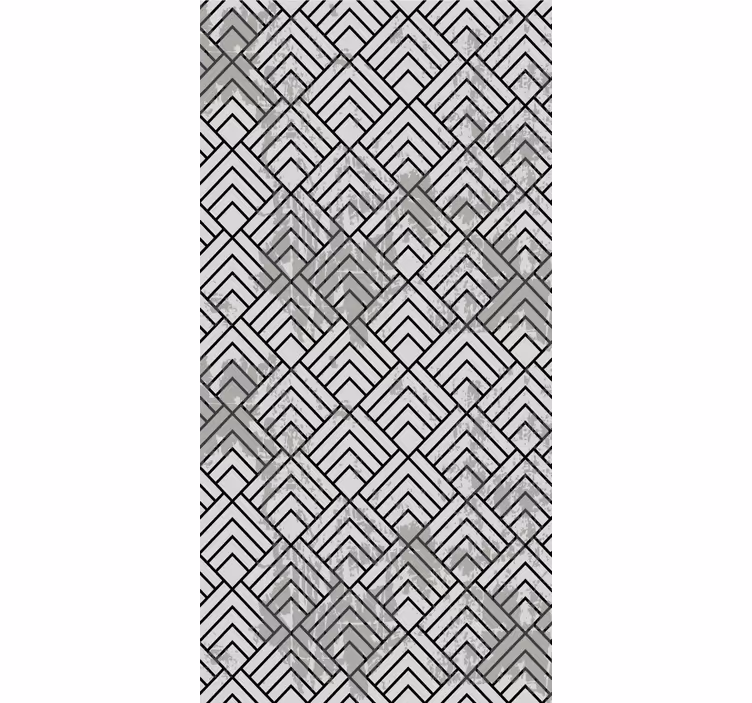 Geometrisk arrangemang stil Rullgardin modern - Tenstickers