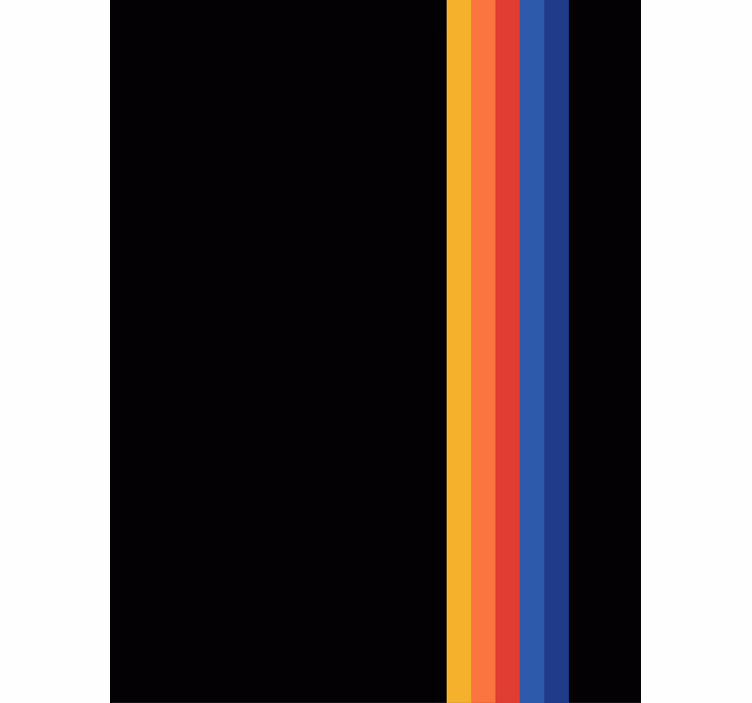 Vintage gaming stripes vintage rullgardin - Tenstickers