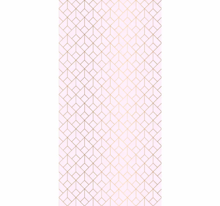 Geometriskt utformat arrangemang Rullgardin elegant - Tenstickers